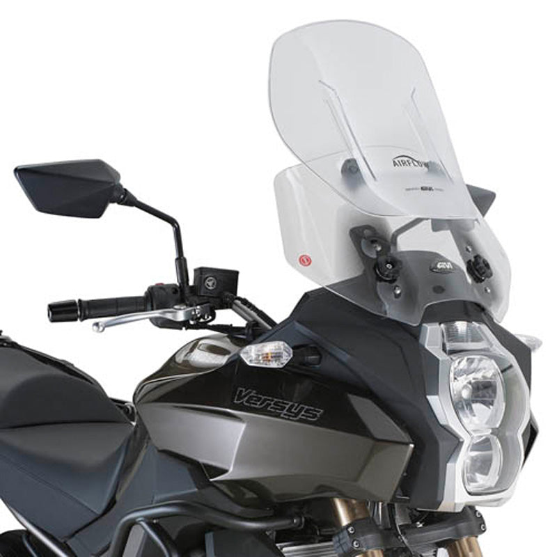 GIVI AF4105 Clear Airflow Windshield for Kawasaki Versys 1000/650