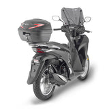 B39N Monolock 39L Top Case - Matte Black/Red - Driven Powersports