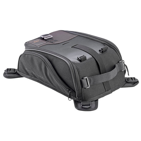 GIVI CRM103 Corium Motorcycle Tank Bag 8L, Black/Dark Brown