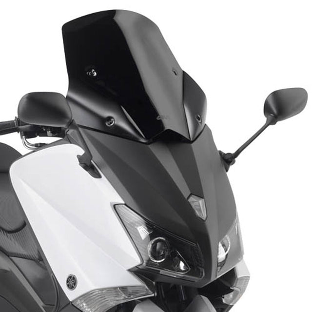 GIVI D2013BO Matte Black Sport Windshield for Yamaha XP500 TMAX (530)