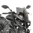 GIVI D2129B Gloss Black Low Windshield for Yamaha FZ10