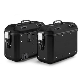 GIVI DLMK36B RESTYLED TREKKER DOLOMITI ALU BLACK /2PCS Black - Driven Powersports