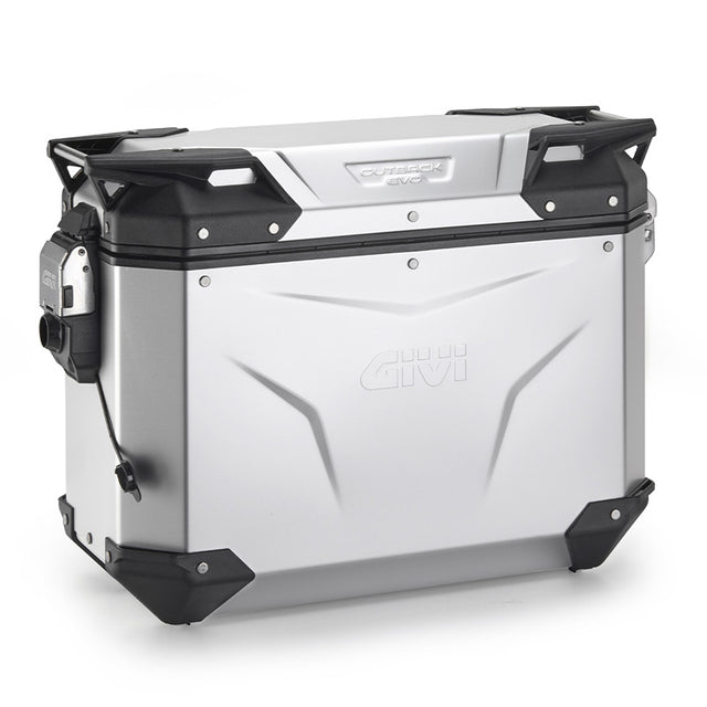 GIVI OBKEV37AAR Trekker Outback EVO Motorcycle Side Case 37L, Right, Anodized