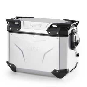 GIVI OBKEV44AAR Trekker Outback EVO Motorcycle Side Case 44L, Right, Anodized