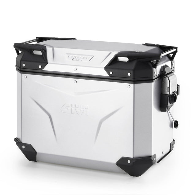 GIVI OBKEV44AAR Trekker Outback EVO Motorcycle Side Case 44L, Right, Anodized