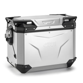 GIVI OBKEV48AAR Trekker Outback EVO Motorcycle Side Case 48L, Right, Anodized
