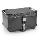 GIVI 58L TREKKER OUTBACK EVO OBKEV58B TOP ALUMINIUM BLACK Black - Driven Powersports