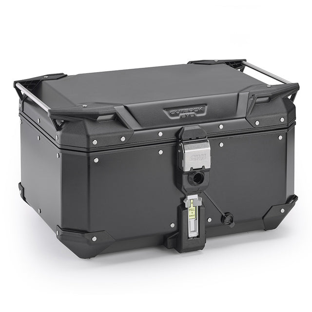 GIVI 58L TREKKER OUTBACK EVO OBKEV58B TOP ALUMINIUM BLACK Black - Driven Powersports