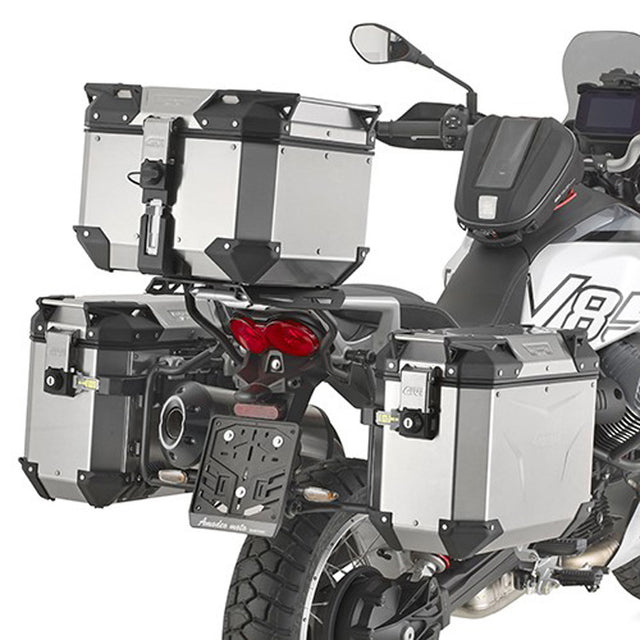 GIVI PLO8209CAM PL Cam-Side Side Case Racks for Moto Guzzi V85TT