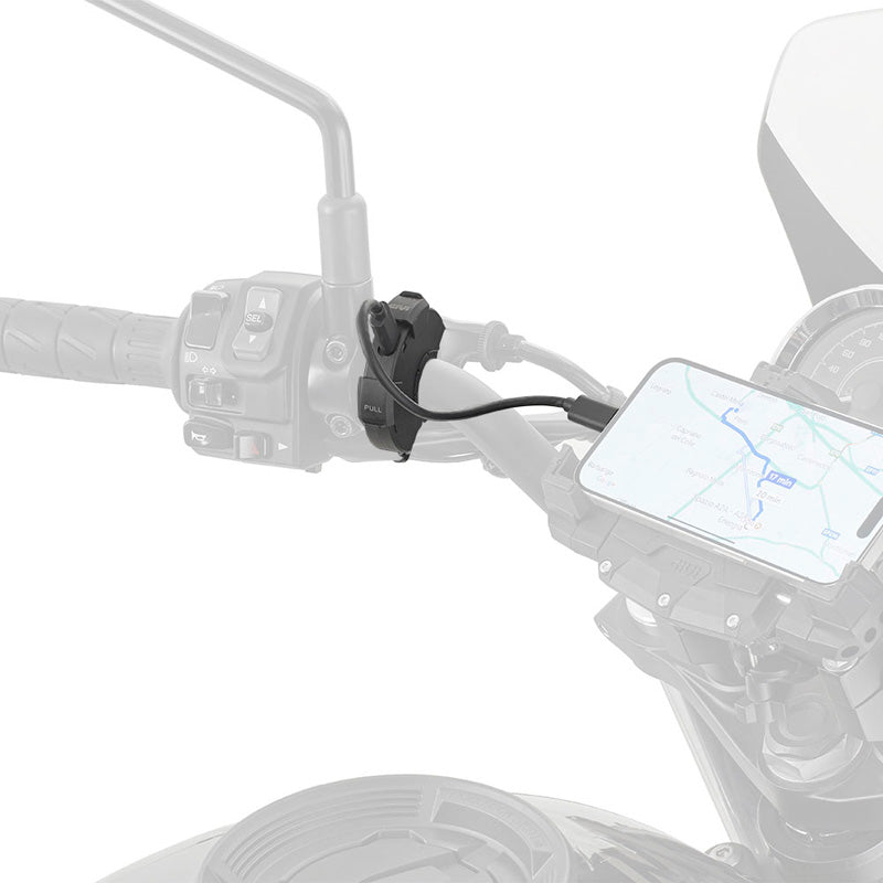 GIVI S120 Handlebar Power Connector Kit for USB-A & USB-C
