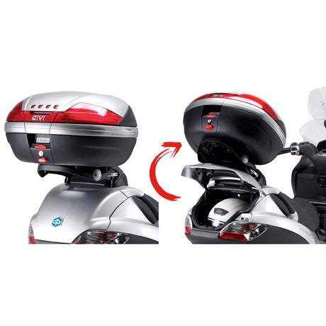 GIVI SR134 Monokey Top Case Rack for Piaggio MP3 250/400
