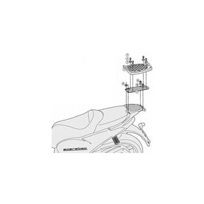 GIVI SR6701 Monolock Top Case Rack for Aprilia Scarabeo 125/200