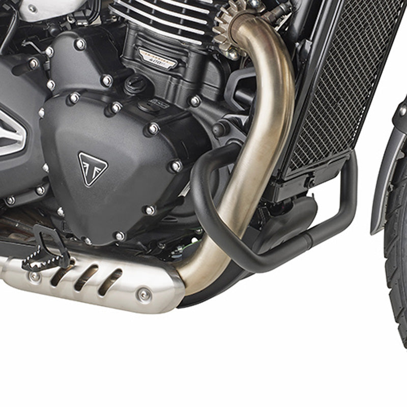 ENGINE GUARD BLACK SPEED/SCRAMBLER 400 Black - Driven Powersports