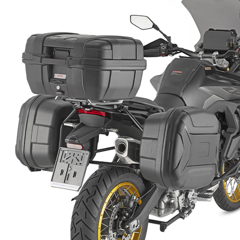 GIVI TRK35BB MONOKEY TREKKER II LITE BLACK/BLACK 35L /2PCS Black/Black - Driven Powersports