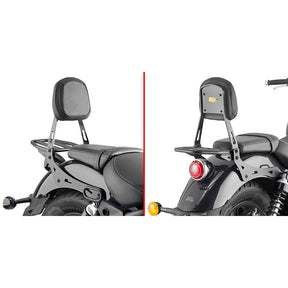 BACKREST + RACK BLACK SUPER METEOR 650 Black - Driven Powersports