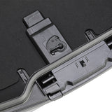 V58N2 Maxia 5 v2 with Aluminum Cover 58L Top Case - Silver/Black/Red - Driven Powersports