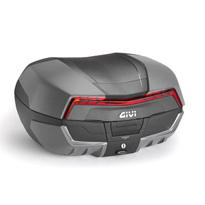 V58NNG2 Maxia 5 v2 with Aluminum Cover 58L Top Case - Graphite/Black/Red - Driven Powersports