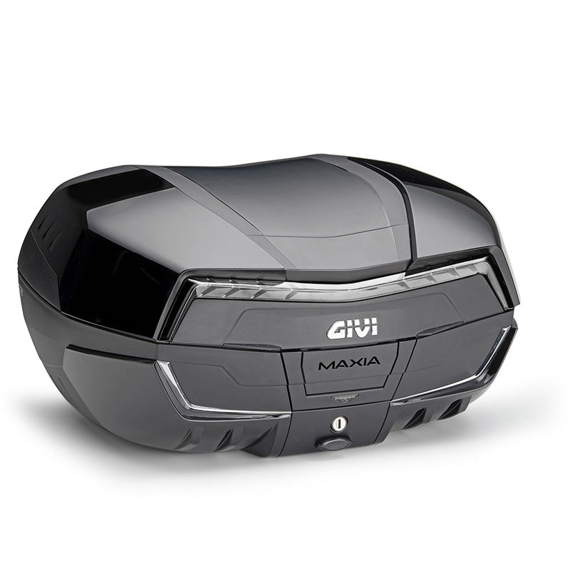 V58NNT2 Maxia 5 Tech v2 with Aluminum Cover 58L Top Case - Black/Black/Smoke - Driven Powersports