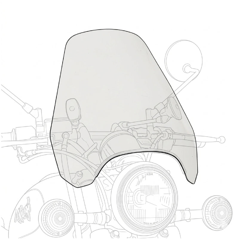 GIVI A10 Smoked America Windshield