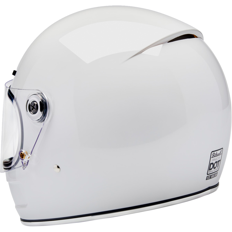 BILTWELL HELMET GRINGO SV Gloss White Back - Driven Powersports