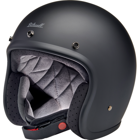 BILTWELL HELMET BONANZA Flat Black Other - Driven Powersports