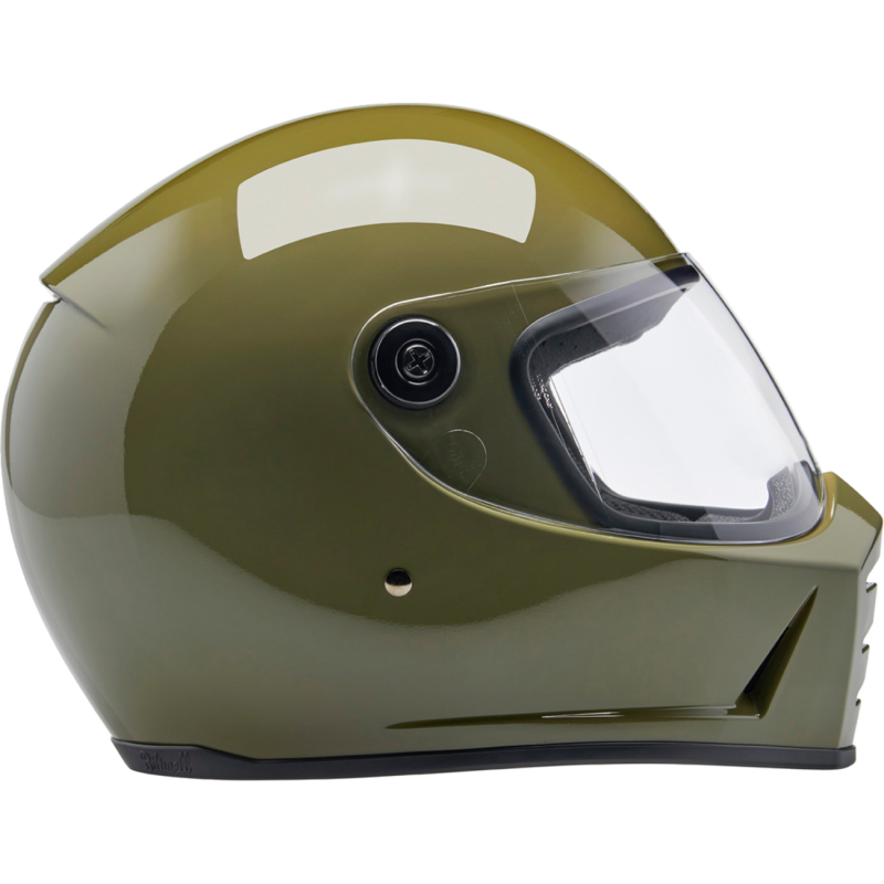 BILTWELL LANE SPLITTER ECE 22.06 Olive Green Right Side - Driven Powersports