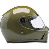 BILTWELL LANE SPLITTER ECE 22.06 Olive Green Right Side - Driven Powersports