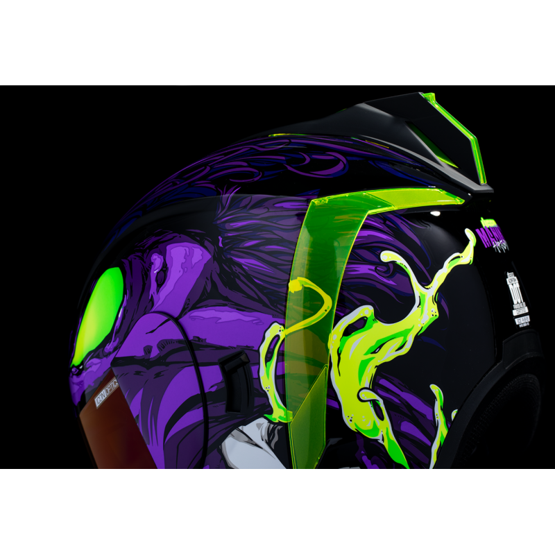 ICON HELMET AIRFORM MIPS MANIK'RR Purple Front - Driven Powersports
