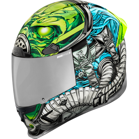 ICON HLMT AFP OUTBREAK Blue Front - Driven Powersports