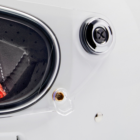 BILTWELL HELMET GRINGO SV Gloss White Other - Driven Powersports