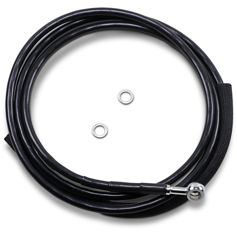 DRAG SPECIALTIES LINE CLUTCH 17-19 FLHX +4" Black Front - Driven Powersports