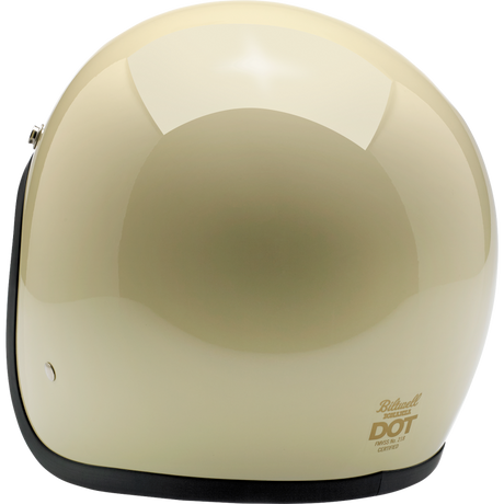 BILTWELL HELMET BONANZA Vintage White Back - Driven Powersports