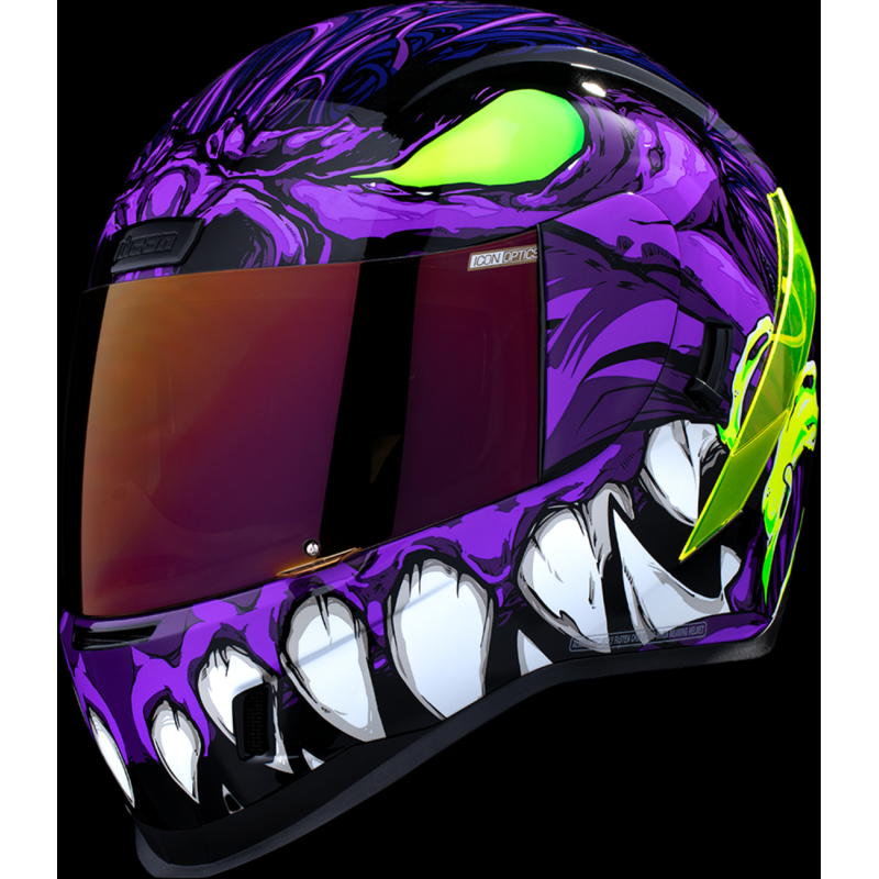 ICON HELMET AIRFORM MIPS MANIK'RR Purple Front - Driven Powersports
