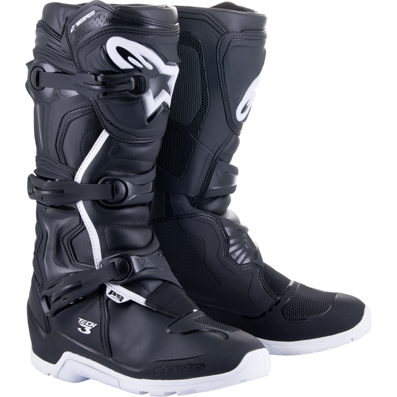 ALPINESTARS BOOT T3 END WP Black/White Front - Driven Powersports
