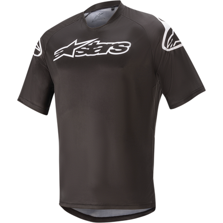 THOR JERSEY RACER V2 Black/White Front - Driven Powersports