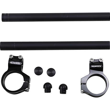 VORTEX 50MM VORTEX CLIP-ONS 7 DEGREE Black Front - Driven Powersports