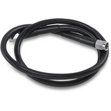 DRAG SPECIALTIES BLACK S/S BRAKE LINE 30" Front - Driven Powersports