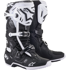 ALPINESTARS BOOT TECH 10 Black/White Front - Driven Powersports