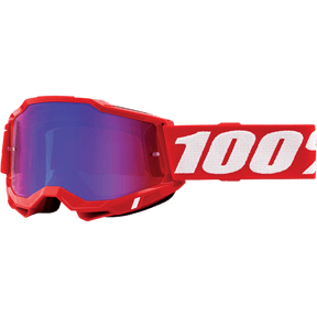 100% ACCURI 2 GOGGLE MIRROR RED/BLUE LENS - DRIVEN Canada's Powersports 19626100047450014 - 00005