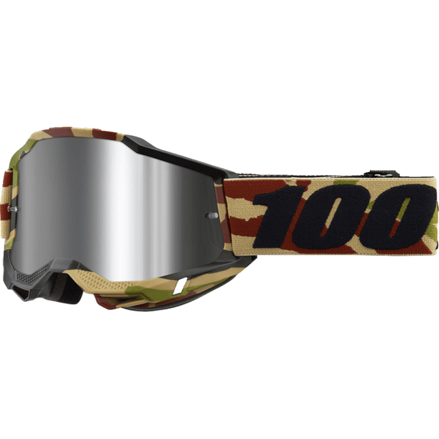 100% ACCURI 2 GOGGLE MISSION MIRROR SILVER FLASH LENS (50014 - 00021) - DRIVEN Canada's Powersports 19626102288950014 - 00021