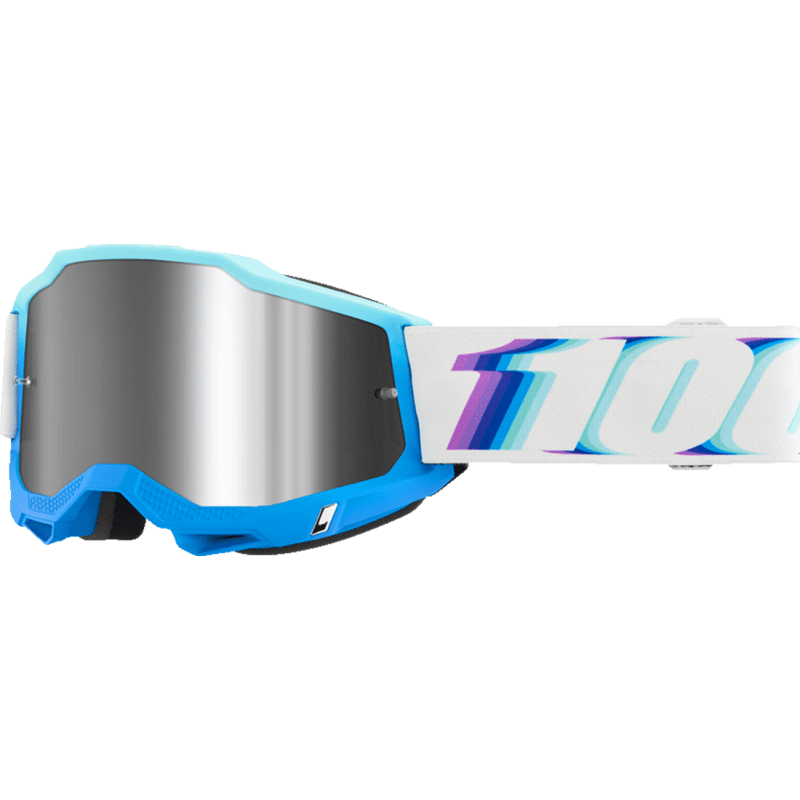 100% ACCURI 2 GOGGLE STAMINO MIRROR SILVER FLASH LENS (50014 - 00029) - DRIVEN Canada's Powersports 19626103704350014 - 00029