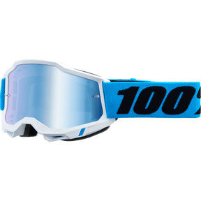 100% ACCURI 2 JUNIOR GOGGLE NOVEL MIRROR BLUE LENS (50025 - 00009) - DRIVEN Canada's Powersports 19626102840950025 - 00009