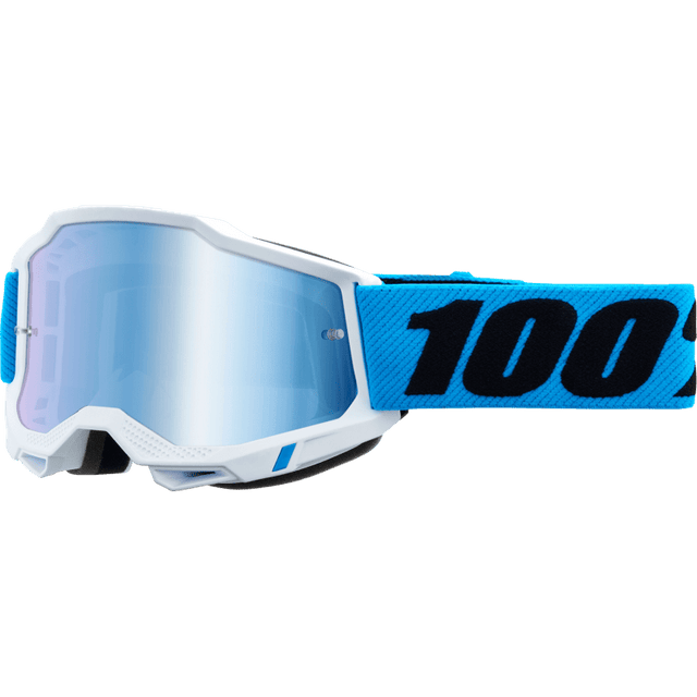 100% ACCURI 2 JUNIOR GOGGLE NOVEL MIRROR BLUE LENS (50025 - 00009) - DRIVEN Canada's Powersports 19626102840950025 - 00009
