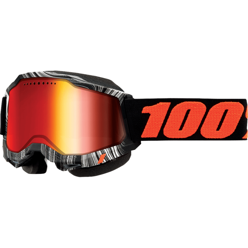 100% ACCURI 2 SNOWMOBILE GOGGLE GEOSPACE MIRROR RED LENS (50022 - 00007) - DRIVEN Canada's Powersports 19626100102050022 - 00007