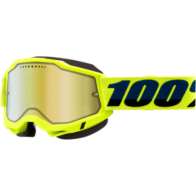 100% ACCURI 2 SNOWMOBILE GOGGLE MIRROR GOLD LENS - DRIVEN Canada's Powersports 19626100101350022 - 00003
