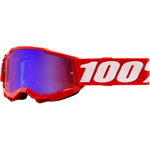 100% ACCURI 2 YOUTH GOGGLE - MIRROR RED/BLUE LENS - Driven Powersports Inc.19626100077150025-00002