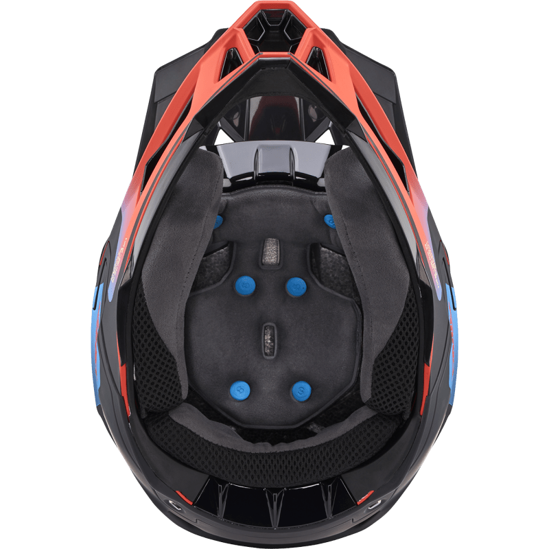 100% AIRCRAFT 2 HELMET CARBON STEEL BLUE/NEON - DRIVEN Canada's Powersports 80002 - 00013