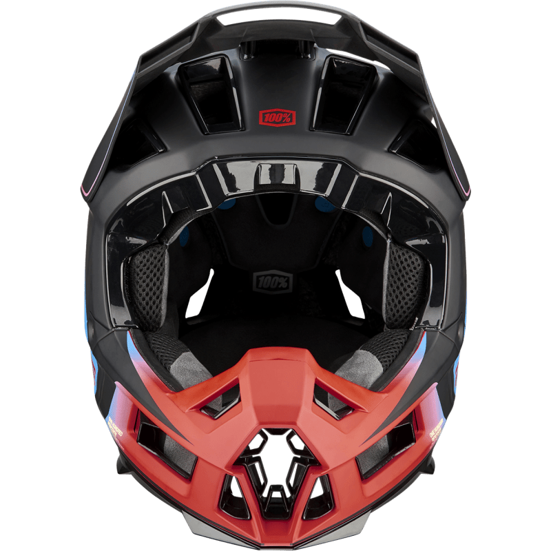 100% AIRCRAFT 2 HELMET CARBON STEEL BLUE/NEON - DRIVEN Canada's Powersports 80002 - 00013