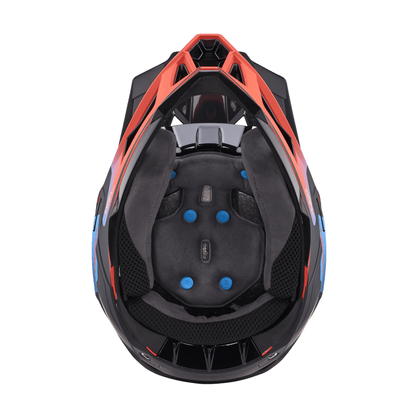 100% AIRCRAFT 2 HELMET CARBON STEEL BLUE/NEON - DRIVEN Canada's Powersports 80002 - 00013