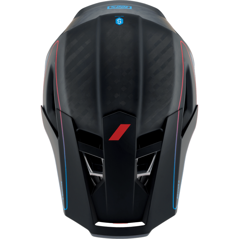 100% AIRCRAFT 2 HELMET CARBON STEEL BLUE/NEON - DRIVEN Canada's Powersports 80002 - 00013